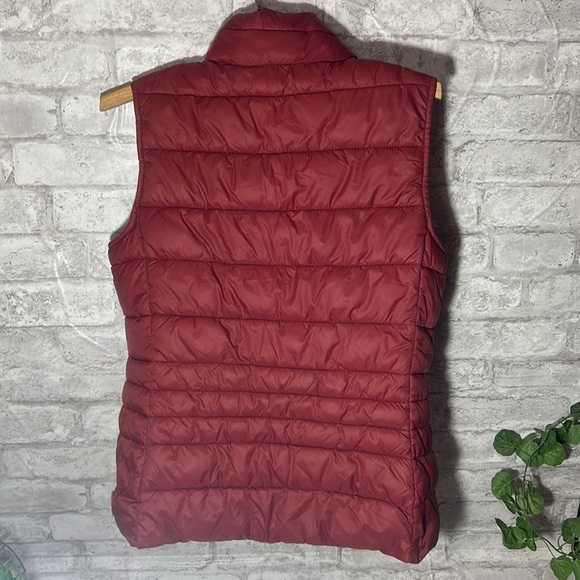 SAVE THE DUCK Puffer Vest Juniors Size 1 Mineral Red & Navy Ultra-Light‎ - Picture 2 of 9
